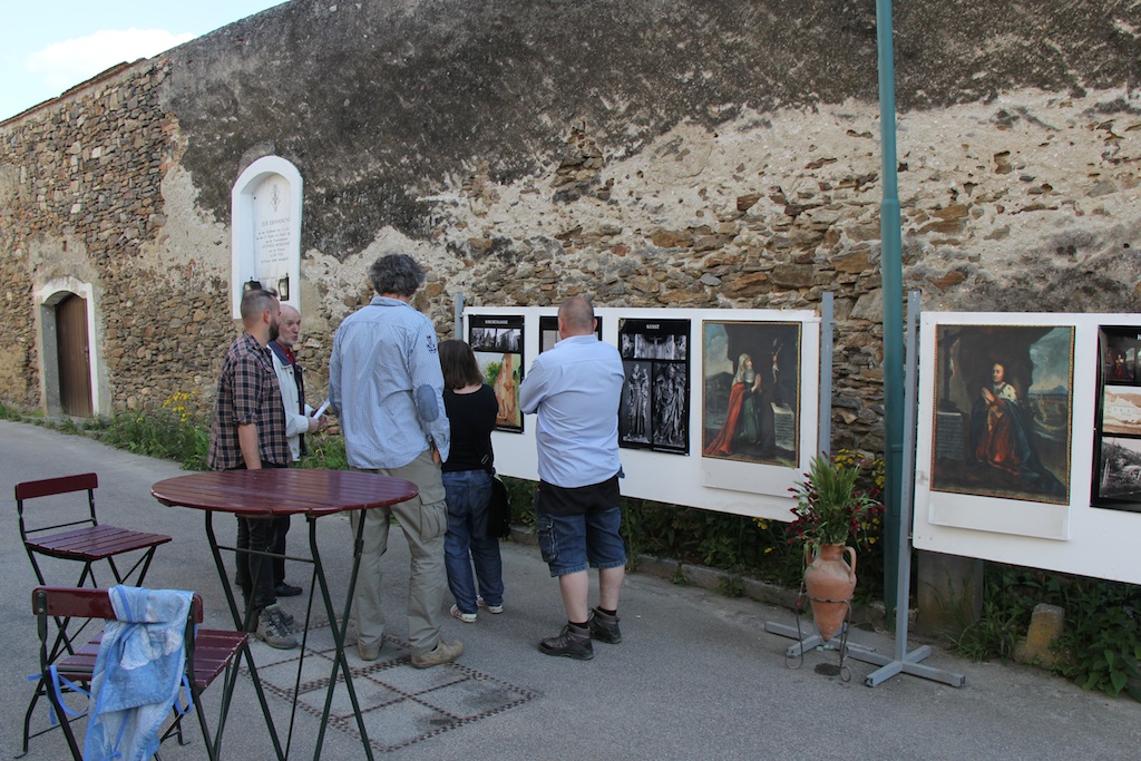 Thomas Pluhar zeigte bisher unbekannte historische Abbildungen des Ortskerns.